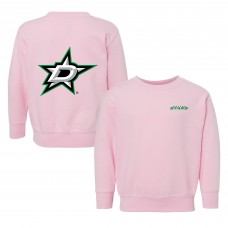 Toddler Dallas Stars Chad & Jake Pink Pullover Sweatshirt