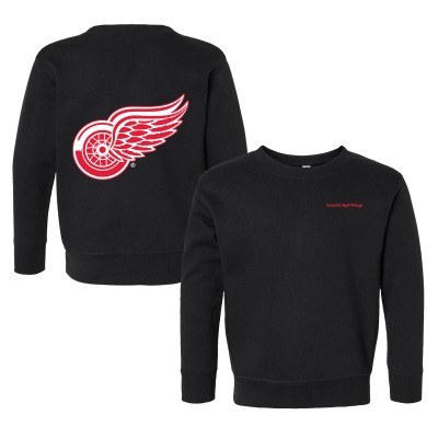 Toddler Detroit Red Wings Chad & Jake Black Pullover Sweatshirt