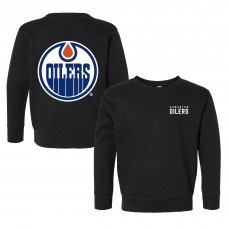 Toddler Edmonton Oilers Chad & Jake Black Pullover Sweatshirt