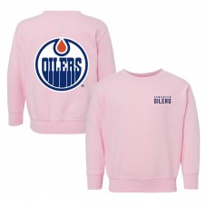 Toddler Edmonton Oilers Chad & Jake Pink Pullover Sweatshirt