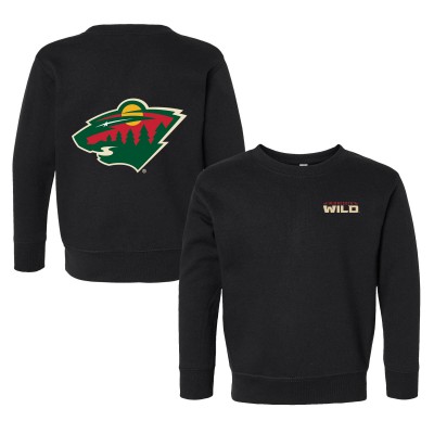 Toddler Minnesota Wild Chad & Jake Black Pullover Sweatshirt