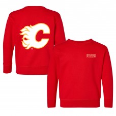 Toddler Calgary Flames Chad & Jake Red Pullover Sweatshirt