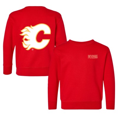 Toddler Calgary Flames Chad & Jake Red Pullover Sweatshirt