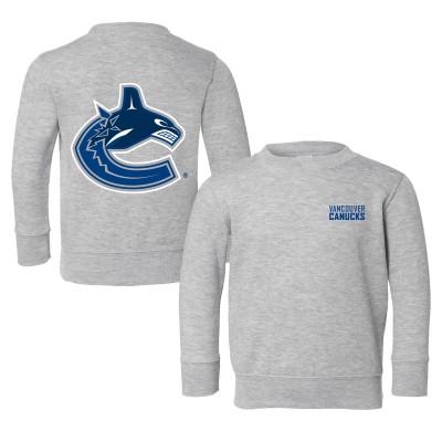 Toddler Vancouver Canucks Chad & Jake Heather Gray Pullover Sweatshirt