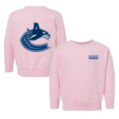 Toddler Vancouver Canucks Chad & Jake Pink Pullover Sweatshirt