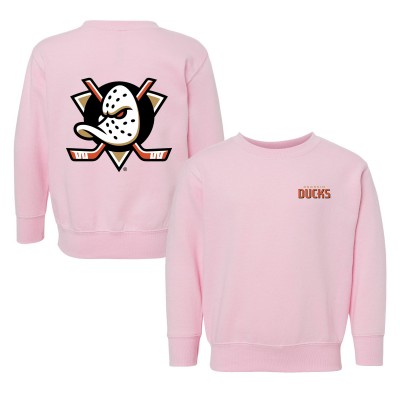 Toddler Anaheim Ducks Chad & Jake Pink Pullover Sweatshirt