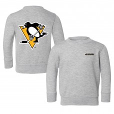 Toddler Pittsburgh Penguins Chad & Jake Heather Gray Pullover Sweatshirt