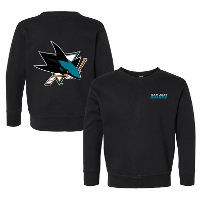 Toddler San Jose Sharks Chad & Jake Black Pullover Sweatshirt