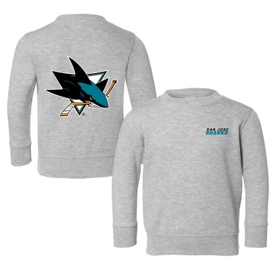 Toddler San Jose Sharks Chad & Jake Heather Gray Pullover Sweatshirt