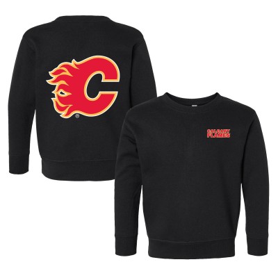 Toddler Calgary Flames Chad & Jake Black Pullover Sweatshirt