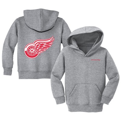 Toddler Detroit Red Wings Chad & Jake Heather Gray Pullover Hoodie