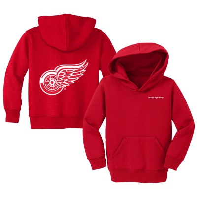 Toddler Detroit Red Wings Chad & Jake Red Pullover Hoodie