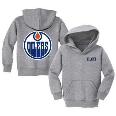 Toddler Edmonton Oilers Chad & Jake Heather Gray Pullover Hoodie