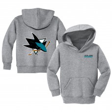Toddler San Jose Sharks Chad & Jake Heather Gray Pullover Hoodie Toddler San Jose Sharks Chad & Jake Heather Gray Pullover Hoodie