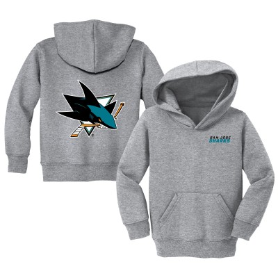 Toddler San Jose Sharks Chad & Jake Heather Gray Pullover Hoodie