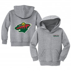 Toddler Minnesota Wild Chad & Jake Heather Gray Pullover Hoodie