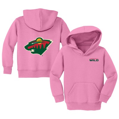 Toddler Minnesota Wild Chad & Jake Pink Pullover Hoodie