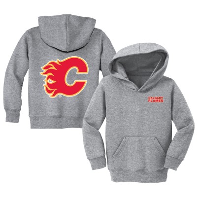 Toddler Calgary Flames Chad & Jake Heather Gray Pullover Hoodie