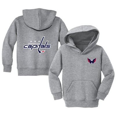 Toddler Washington Capitals Chad & Jake Heather Gray Pullover Hoodie