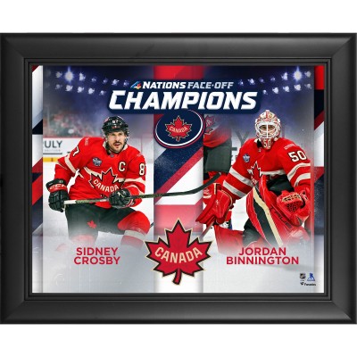 Canada Fanatics Authentic 2025 4 Nations Face-Off Champions Framed 13 x 16 Collage