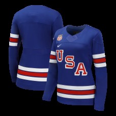 Женская USA Hockey Nike Royal 2026 Home Replica Jersey Женская USA Hockey Nike Royal 2026 Home Replica Jersey