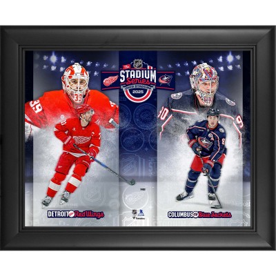 Columbus Blue Jackets vs. Detroit Red Wings Fanatics Authentic Framed 13 x 16 2025 NHL Stadium Series Matchup Collage