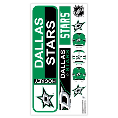Dallas Stars Repositionable Street Signs Wall Decal Set