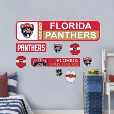 Florida Panthers Repositionable Street Signs Wall Decal Set Florida Panthers Repositionable Street Signs Wall Decal Set