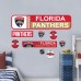 Florida Panthers Repositionable Street Signs Wall Decal Set