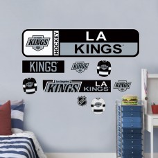 Los Angeles Kings Repositionable Street Signs Wall Decal Set