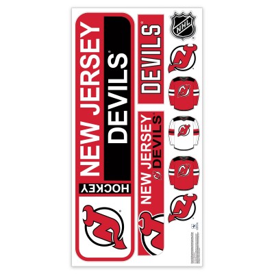 New Jersey Devils Repositionable Street Signs Wall Decal Set