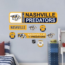 Nashville Predators Repositionable Street Signs Wall Decal Set