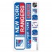 New York Rangers Repositionable Street Signs Wall Decal Set