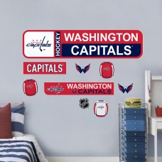 Washington Capitals Repositionable Street Signs Wall Decal Set