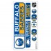 Buffalo Sabres Repositionable Street Signs Wall Decal Set