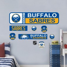 Buffalo Sabres Repositionable Street Signs Wall Decal Set