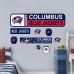 Columbus Blue Jackets Repositionable Street Signs Wall Decal Set