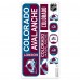 Colorado Avalanche Repositionable Street Signs Wall Decal Set