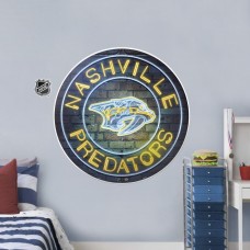 Nashville Predators 28 x 28 Repositionable Neon Wall Decal