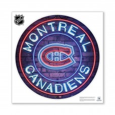 Montreal Canadiens 28 x 28 Repositionable Neon Wall Decal