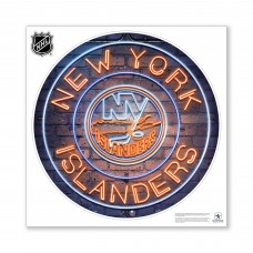 New York Islanders 28 x 28 Repositionable Neon Wall Decal