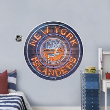 New York Islanders 28 x 28 Repositionable Neon Wall Decal