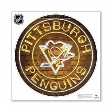 Pittsburgh Penguins 28 x 28 Repositionable Neon Wall Decal
