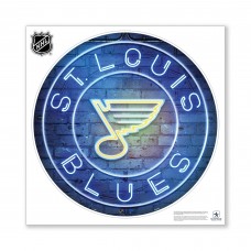 St. Louis Blues 28 x 28 Repositionable Neon Wall Decal