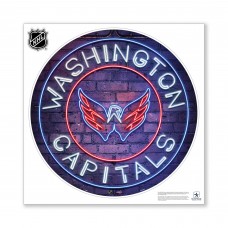 Washington Capitals 28 x 28 Repositionable Neon Wall Decal