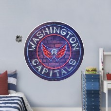 Washington Capitals 28 x 28 Repositionable Neon Wall Decal