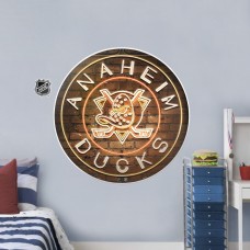 Anaheim Ducks 28 x 28 Repositionable Neon Wall Decal