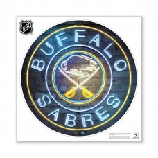 Buffalo Sabres 28 x 28 Repositionable Neon Wall Decal