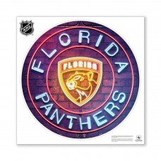 Florida Panthers 28 x 28 Repositionable Neon Wall Decal Florida Panthers 28 x 28 Repositionable Neon Wall Decal