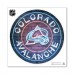 Colorado Avalanche 28 x 28 Repositionable Neon Wall Decal